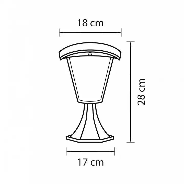 Уличный светодиодный светильник Lightstar Lampione 375970 1_LS_375970.webp big