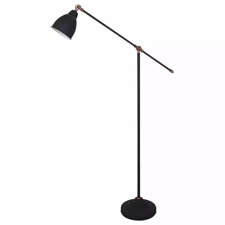 Торшер Arte Lamp Braccio A2054PN-1BK 0_AR_A2054PN-1BK.webp big