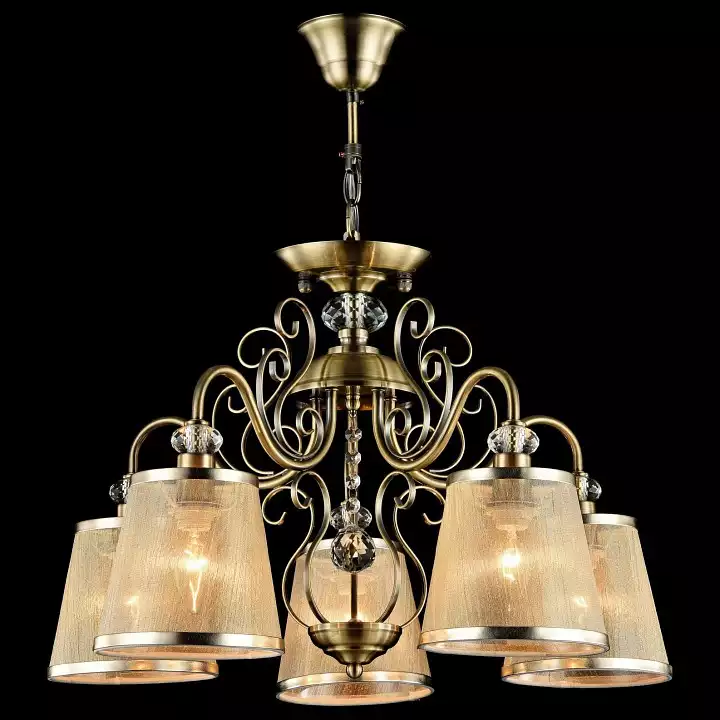 Подвесная люстра Freya Driana FR2405-PL-05-BZ 1_MY_FR2405-PL-05-BZ.webp big