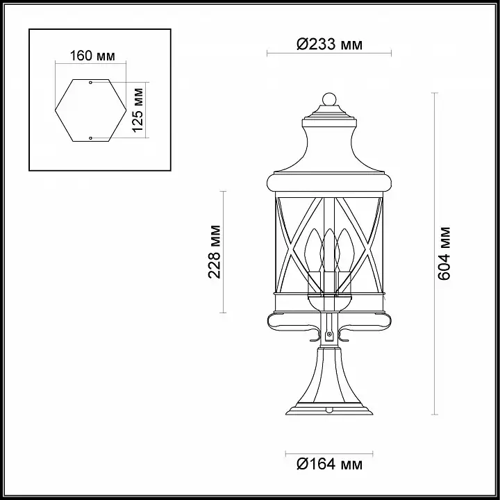 Уличный светильник Odeon Light Sation 4045/3B 1_OD_4045_3B.webp big