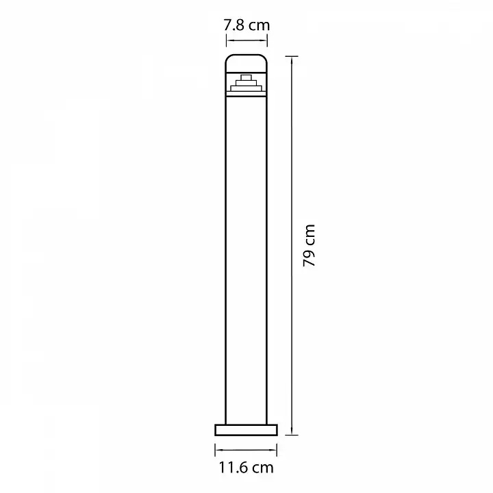 Уличный светодиодный светильник Lightstar Raggio 376707 1_LS_376707.webp big