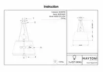 Подвесной светильник Maytoni Bergamo MOD613PL-03W 5_MY_MOD613PL-03W.webp small