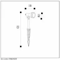 Ландшафтный светодиодный светильник Lucide Spike 27882/05/30 5_LCD_27882_05_30.webp small