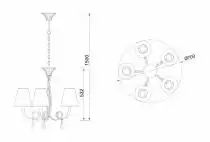 Подвесная люстра Mantra Paola 6206 5_MN_6206.webp small