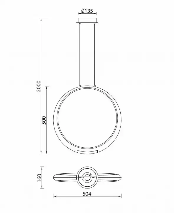 Подвесной светодиодный светильник Mantra Ring 6170 7_MN_6170.webp big