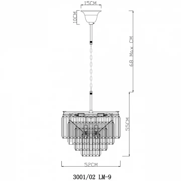Подвесная люстра Divinare Nova 3001/02 LM-9 4_DV_3001_02_LM-9.webp big