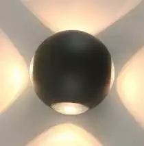 Уличный настенный светодиодный светильник Arte Lamp A1544AL-4GY
