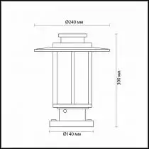 Уличный светильник Odeon Light Mito 4047/1B 1_OD_4047_1B.webp small