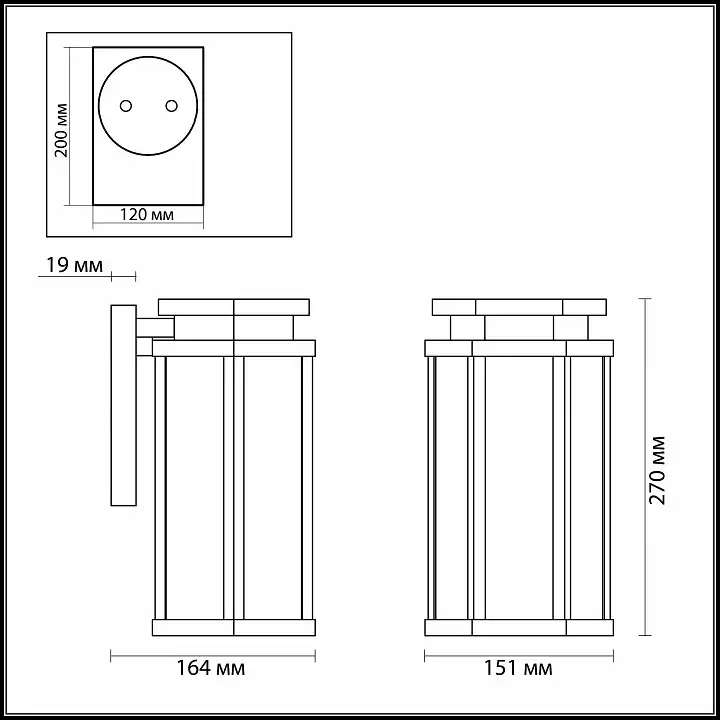 Уличный настенный светильник Odeon Light Gino 4048/1W 2_OD_4048_1W.webp big