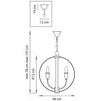 Подвесная люстра Lightstar Cero 731247 4_LS_731247.webp small
