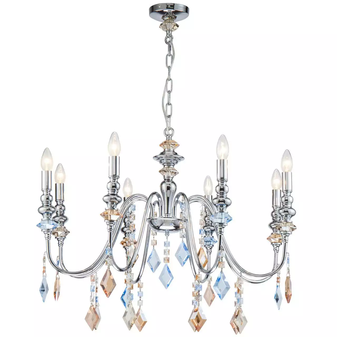 Подвесная люстра Lucia Tucci Maya 4450.8 Chrome a939dd5a3d1abbe9107e1bd428156f03.webp big
