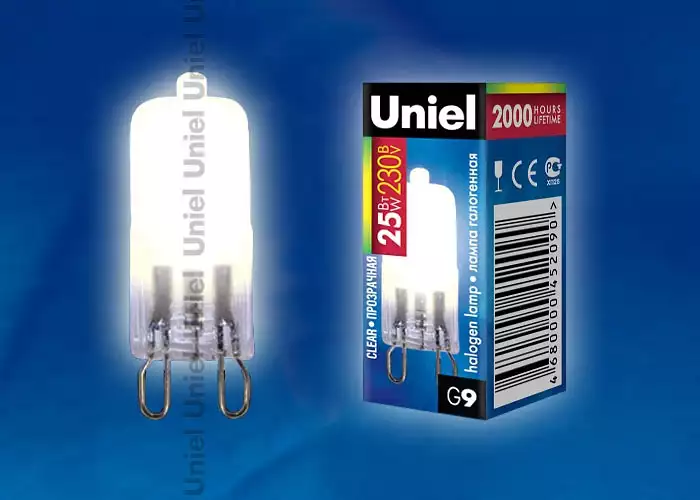 Лампа галогеновая Uniel  G9 25Вт K 1390 1_UL_01390.webp big