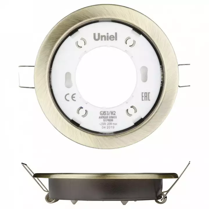 Встраиваемый светильник Uniel GX53-H2 UL-00005056 0_UL_UL-00005056.webp big
