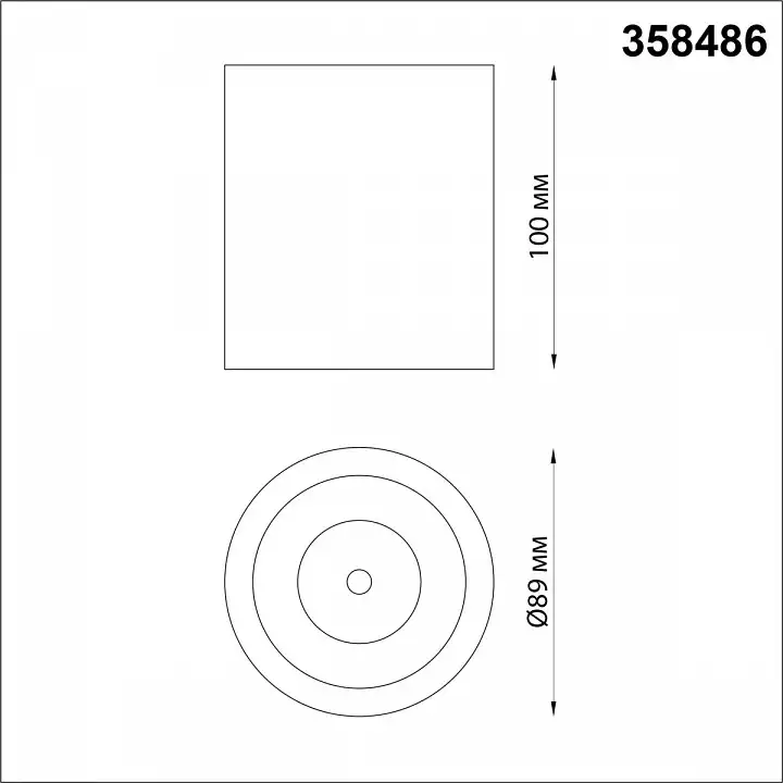 Накладной светильник Novotech Recte 358486 2_NV_358486.webp big