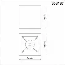 Накладной светильник Novotech Recte 358487 2_NV_358487.webp small