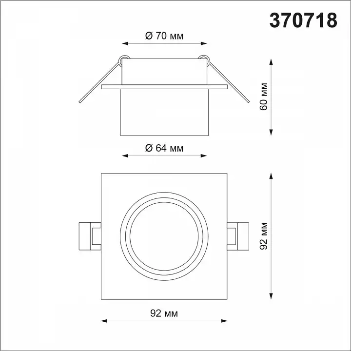 Встраиваемый светильник Novotech Lirio 370718 3_NV_370718.webp big
