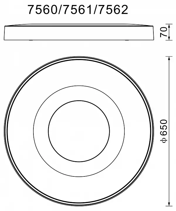 Накладной светильник Mantra Coin 7560 2_MN_7560.webp big
