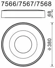 Накладной светильник Mantra Coin 7568 2_MN_7568.webp small