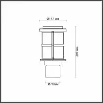 Наземный низкий светильник Odeon Light Magus 4964/1A 3_OD_4964_1A.webp small
