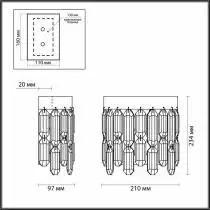 Накладной светильник Odeon Light Dakisa 4985/2W 3_OD_4985_2W.webp small