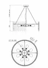 Подвесной светильник Maytoni Coliseo MOD135PL-08BS 3_MY_MOD135PL-08BS.webp small