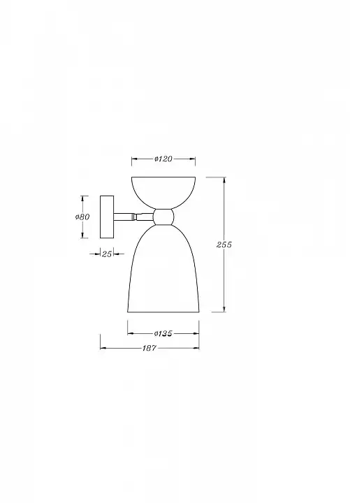 Бра Maytoni Cloches MOD113WL-01W 2_MY_MOD113WL-01W.webp big