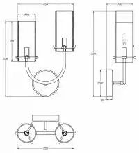 Бра Maytoni Arco MOD223WL-02BS1 2_MY_MOD223WL-02BS1.webp small