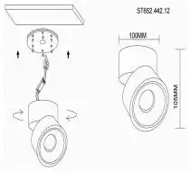 Светильник на штанге ST-Luce ST652 ST652.442.12 3_ST652.442.12.webp small
