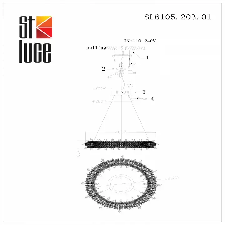 Подвесной светильник ST-Luce Lucchero SL6105.203.01 5_SL6105.203.01.webp big
