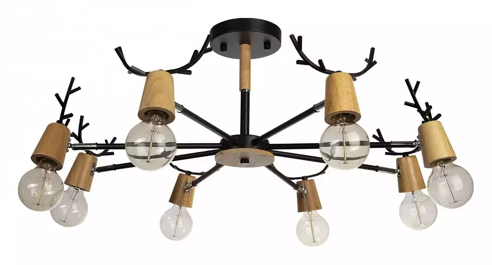 Люстра на штанге Loft it Sven 10024/8 Black 0_LF_10024_8_Black.webp big