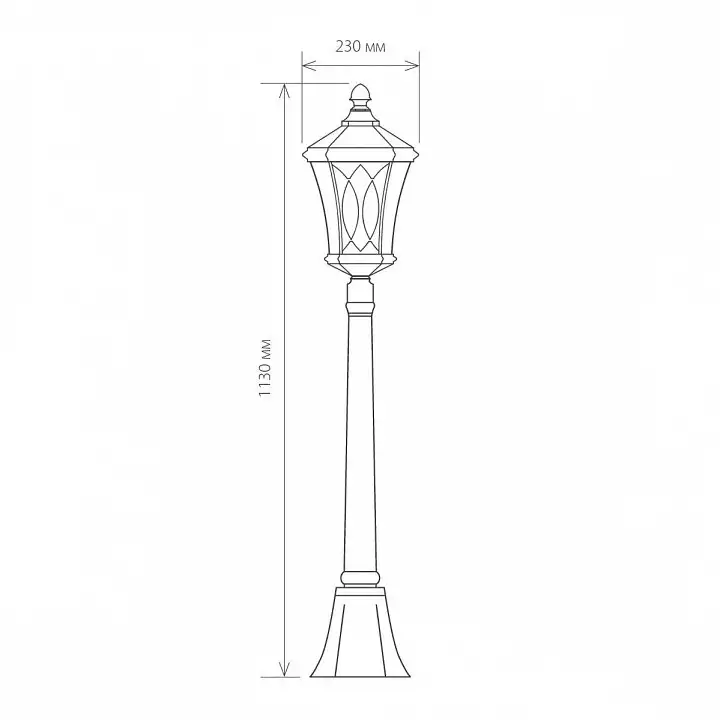 Наземный высокий светильник Elektrostandard Virgo a031924 3_ELK_a031924.webp big
