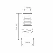 Наземный высокий светильник Elektrostandard Techno a035093 2_ELK_a035093.webp small