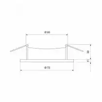 Встраиваемый светильник Elektrostandard 111 MR16 a053337 2_ELK_a053337.webp small