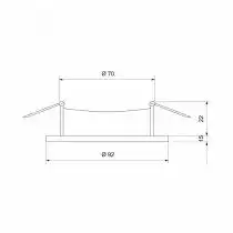Встраиваемый светильник Elektrostandard 114 MR16 a053344 2_ELK_a053344.webp small