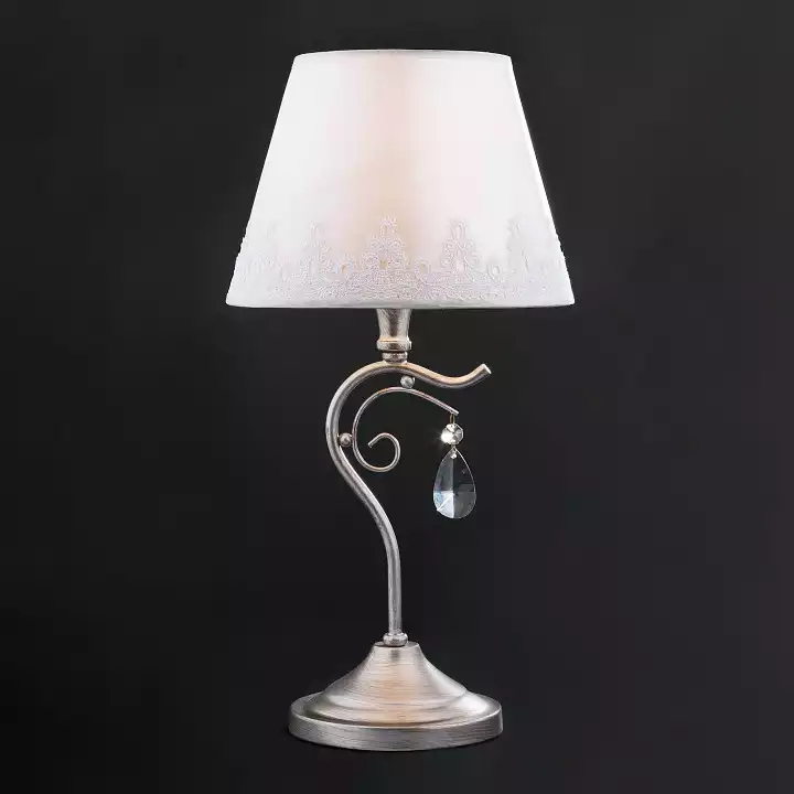 Настольная лампа декоративная Eurosvet Incanto 01022/1 серебро 1_EV_83402.webp big