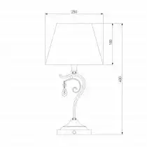 Настольная лампа декоративная Eurosvet Incanto 01022/1 серебро 3_EV_83402.webp small