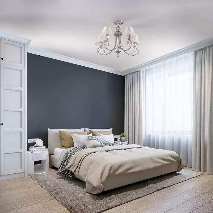 Люстра на штанге Eurosvet Incanto 60069/5 серебро 3_EV_83400.webp big