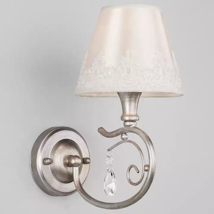 Бра Eurosvet Incanto 60069/1 серебро 0_EV_83399.webp big