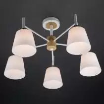 Люстра на штанге Eurosvet Fresco 70085/5 белый 3_EV_83420.webp small