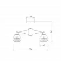 Люстра на штанге Eurosvet Lord 70075/8 белый 4_EV_84042.webp small