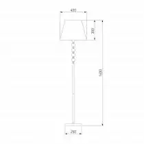 Торшер Eurosvet Rigel 01057/1 черный 1_EV_84916.webp small