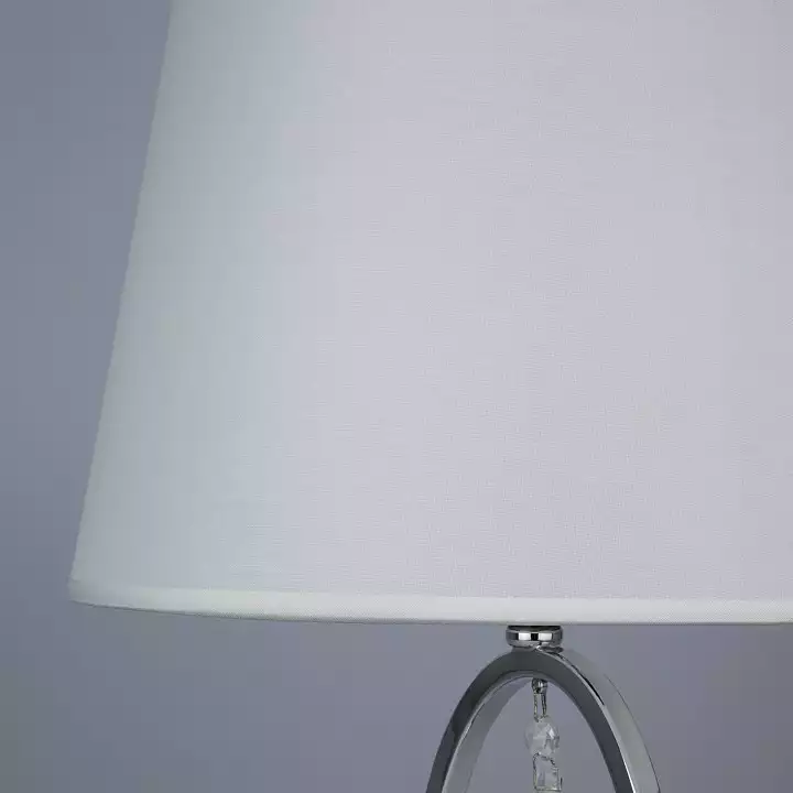 Настольная лампа декоративная Eurosvet Madera 01055/1 хром/прозрачный хрусталь Strotskis 4_EV_84934.webp big