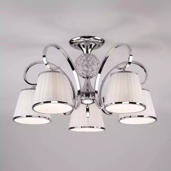 Потолочная люстра Eurosvet Tessa 60088/5 хром 0_EV_a043770.webp big