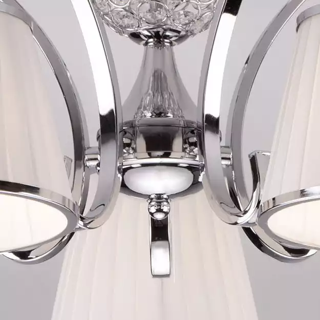 Потолочная люстра Eurosvet Tessa 60088/5 хром 5_EV_a043770.webp big