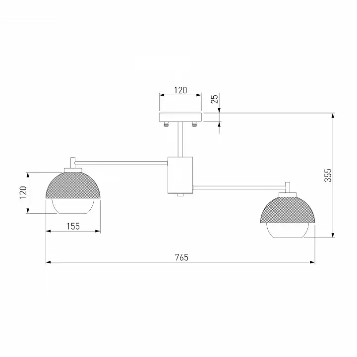 Люстра на штанге Eurosvet Nocciola 70106/8 черный 4_EV_a044935.webp big