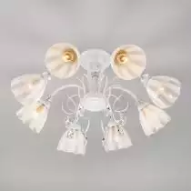 Люстра на штанге Eurosvet Floranse 30155/8 белый 1_EV_a045311.webp small