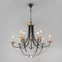 Подвесная люстра Eurosvet Lazzaro 60098/9 черный 1_EV_a045217.webp small