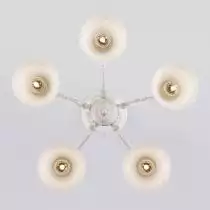 Люстра на штанге Eurosvet Campina 60107/5 белый с золотом 2_EV_a045771.webp small