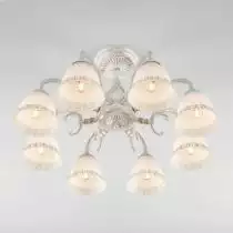 Люстра на штанге Eurosvet Campina 60107/8 белый с золотом 2_EV_a045773.webp small
