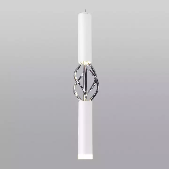 Подвесной светильник Eurosvet Lance 50191/1 LED белый/хром 0_EV_a049108.webp big
